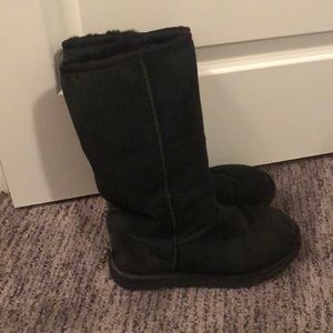 Classic ugg tall boot black size 8